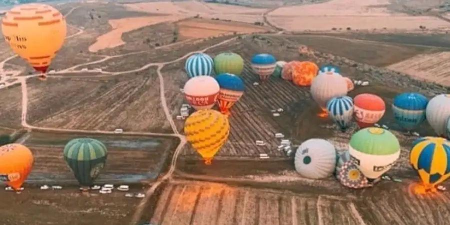 Pamukkale Balloon Tour from Side: Top Side Tours & Hot Air Balloon Excursions