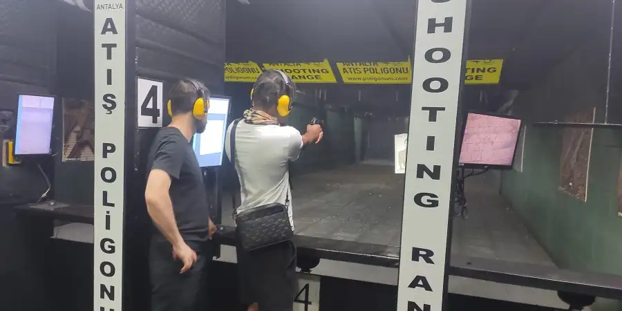 Shooting Range from Side Tour: Firearms Adventure in Antalya Lara