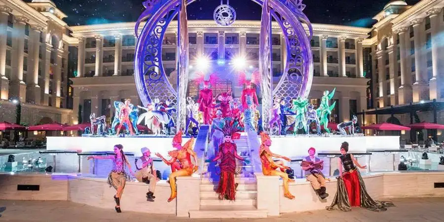 Land of Legends Night Time Shows Tour from Side: Boat Parade & Fireworks Magic